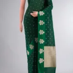Green Blended Banarasi Silk Saree